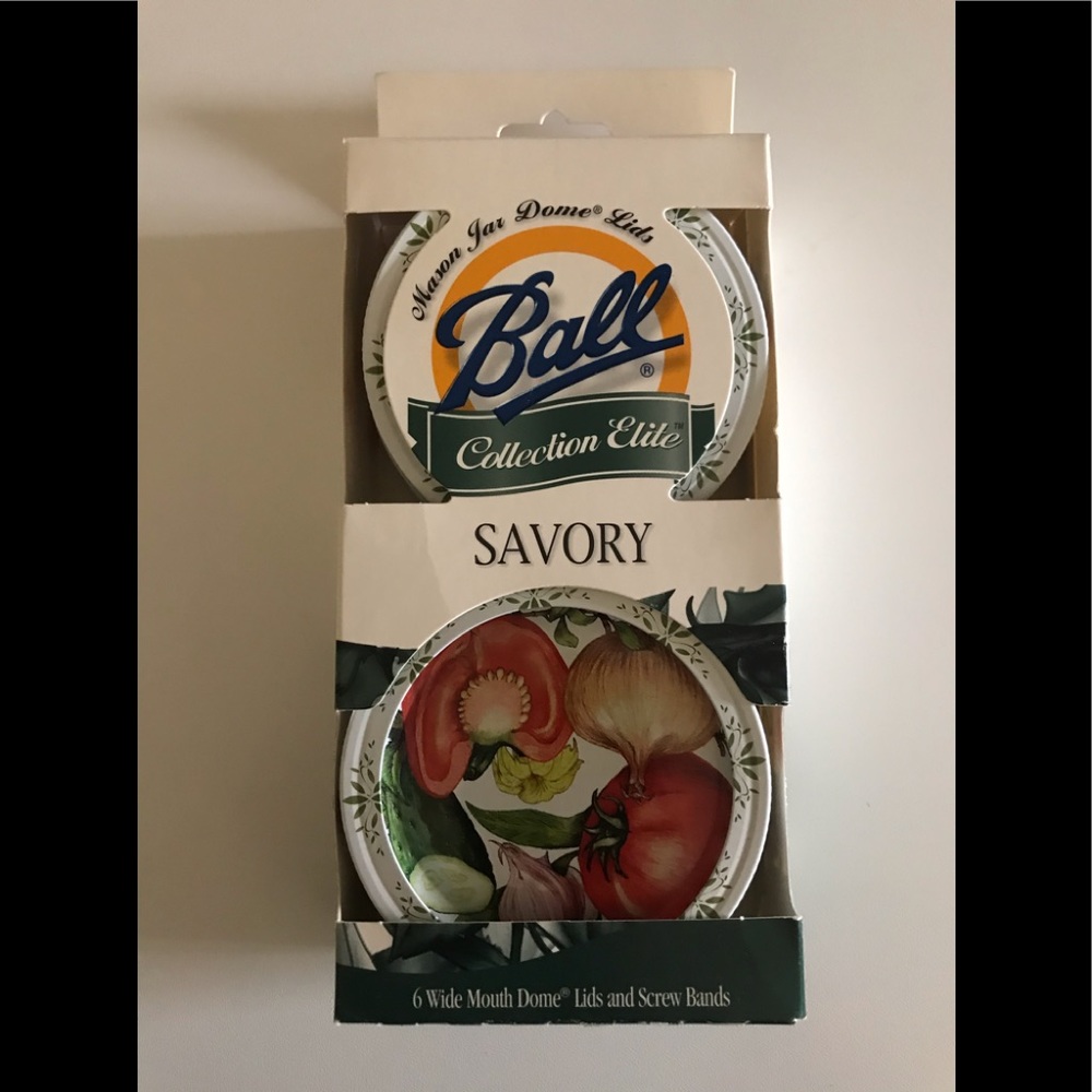 Ball Collection Elite Savory Wide Mouth Lids